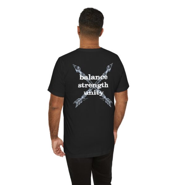 Balance, Strength, Unity - Crossed Arrows Lightweight T-Shirt - Image 13