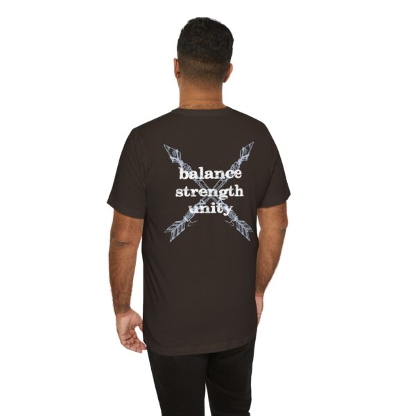Balance, Strength, Unity - Crossed Arrows Lightweight T-Shirt - Image 9