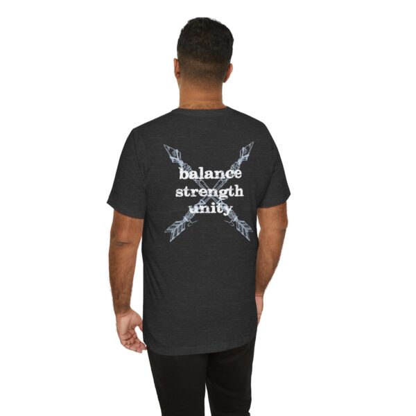 Balance, Strength, Unity - Crossed Arrows Lightweight T-Shirt - Image 17
