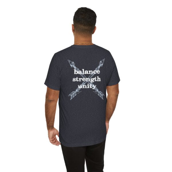 Balance, Strength, Unity - Crossed Arrows Lightweight T-Shirt - Image 21