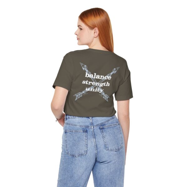 Balance, Strength, Unity - Crossed Arrows Lightweight T-Shirt - Image 6