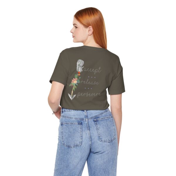 Accept, Release, Persevere - Down Arrow Lightweight T-Shirt - Image 19