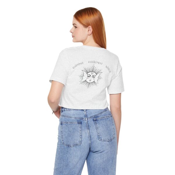 Beginnings, Fulfillment, Wisdom - Triple Moon Lightweight T-Shirt - Image 10