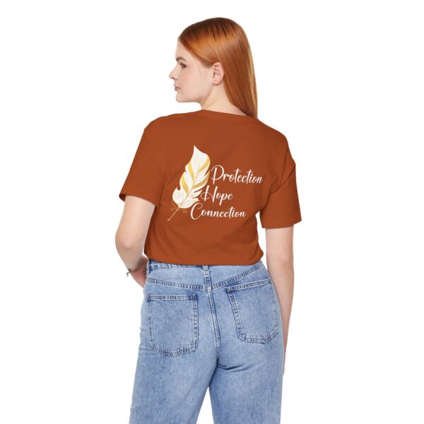 Protection, Hope, Connection - Feather Lightweight T-Shirt - Image 10