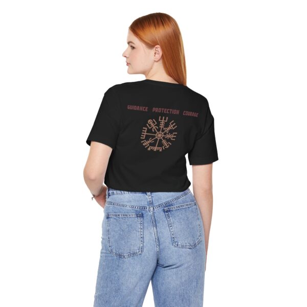 Guidance, Protection, Courage - Vegvisir Lightweight T-Shirt - Image 23