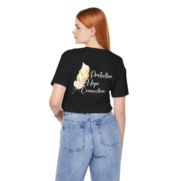 Protection, Hope, Connection - Feather Lightweight T-Shirt - Image 22
