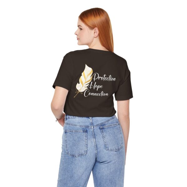 Protection, Hope, Connection - Feather Lightweight T-Shirt - Image 18