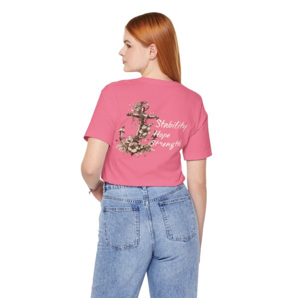 Stability, Hope, Strength - Anchor Lightweight T-Shirt - Image 6