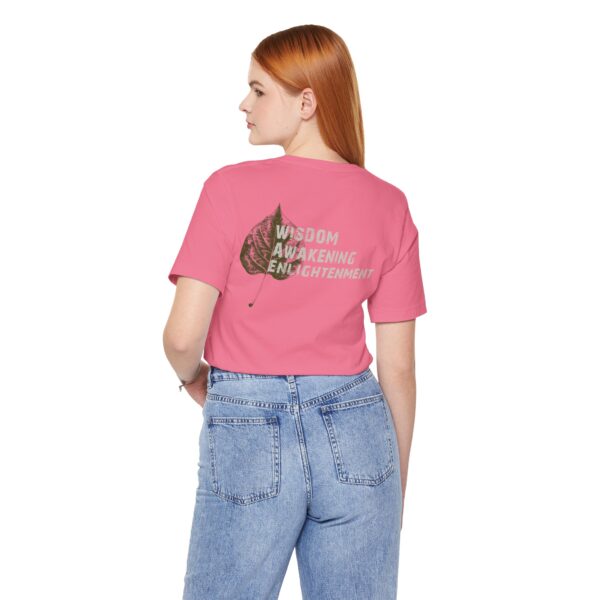 Wisdom, Awakening, Enlightenment - Bodhi Leaf Lightweight T-Shirt - Image 22