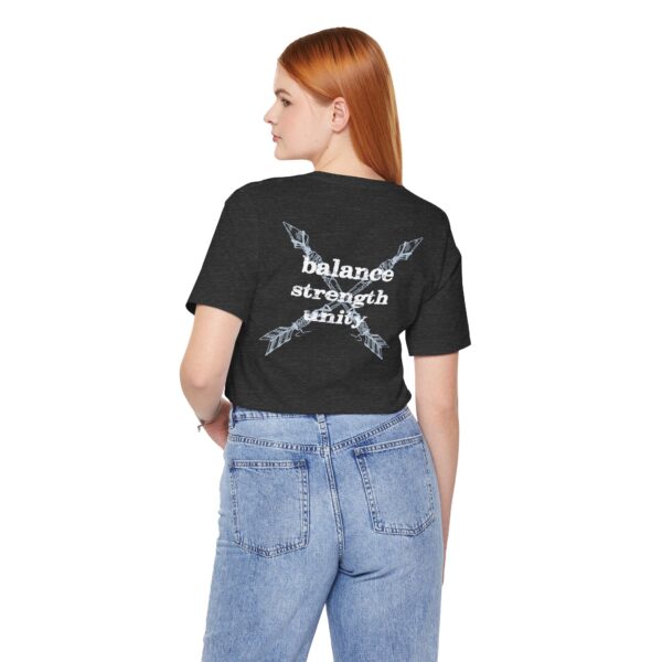 Balance, Strength, Unity - Crossed Arrows Lightweight T-Shirt - Image 18