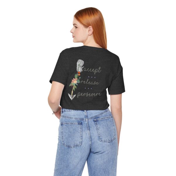 Accept, Release, Persevere - Down Arrow Lightweight T-Shirt - Image 23