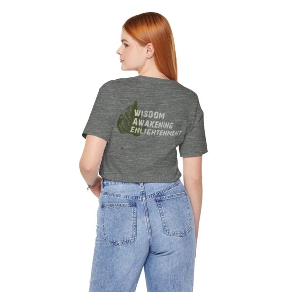 Wisdom, Awakening, Enlightenment - Bodhi Leaf Lightweight T-Shirt - Image 5