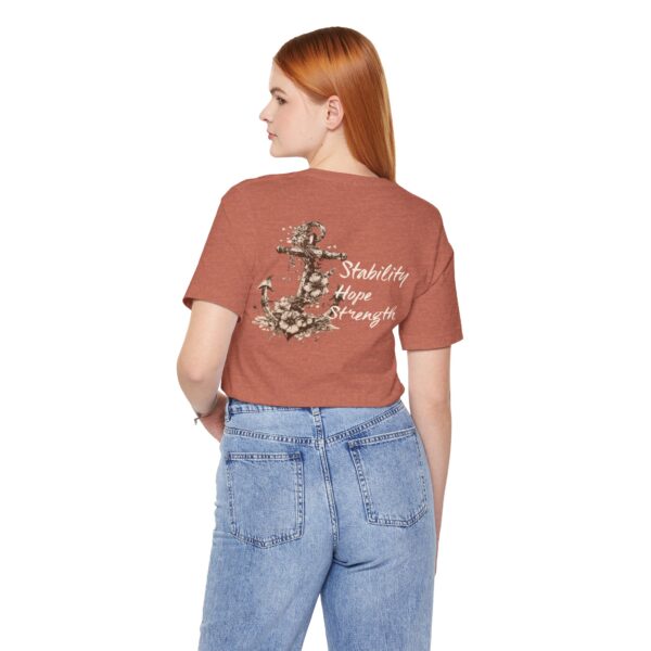 Stability, Hope, Strength - Anchor Lightweight T-Shirt - Image 14