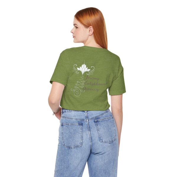 Journey, Enlightenment, Discovery - Unalome Lotus Lightweight Tee - Image 9