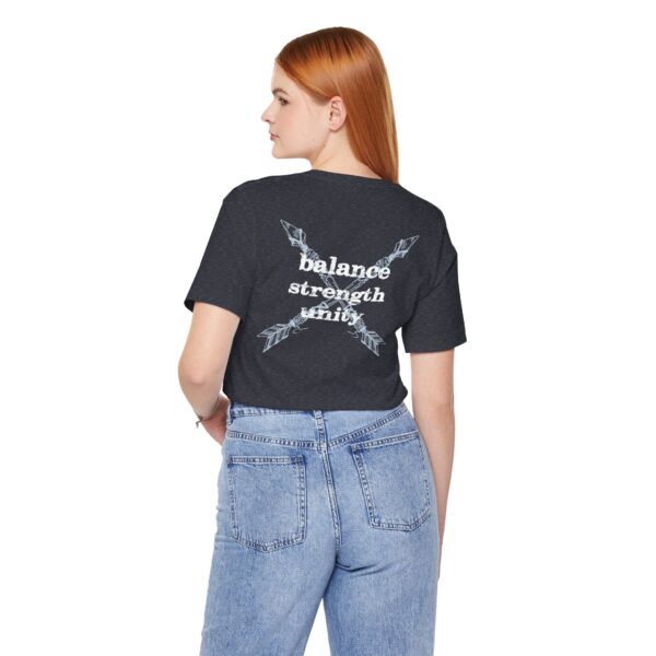 Balance, Strength, Unity - Crossed Arrows Lightweight T-Shirt - Image 22