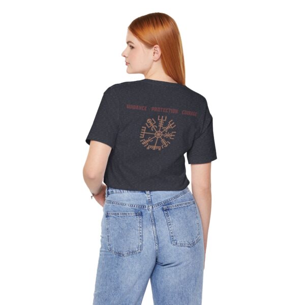 Guidance, Protection, Courage - Vegvisir Lightweight T-Shirt - Image 19