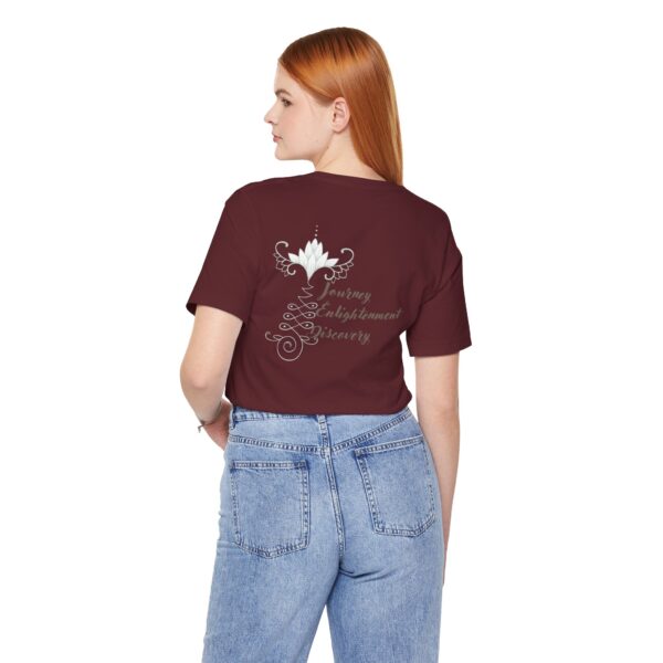 Journey, Enlightenment, Discovery - Unalome Lotus Lightweight Tee - Image 22