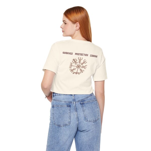 Guidance, Protection, Courage - Vegvisir Lightweight T-Shirt - Image 6