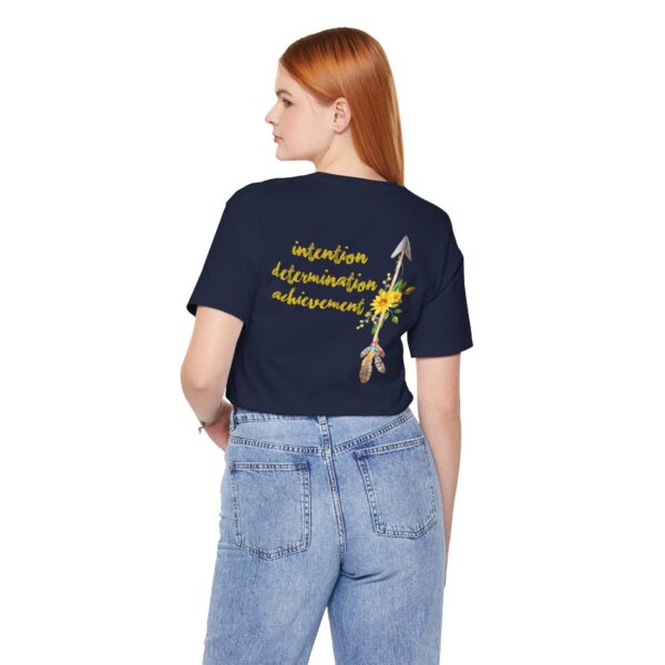 Intention, Determination, Achievement - Up Arrow Lightweight Tee - Image 23