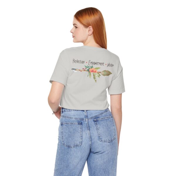 Reflection, Empowerment, Wisdom - Left Arrow Lightweight T-Shirt - Image 23