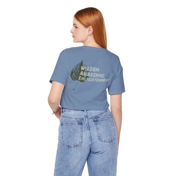Wisdom, Awakening, Enlightenment - Bodhi Leaf Lightweight T-Shirt - Image 10