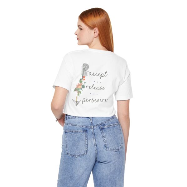 Accept, Release, Persevere - Down Arrow Lightweight T-Shirt - Image 7