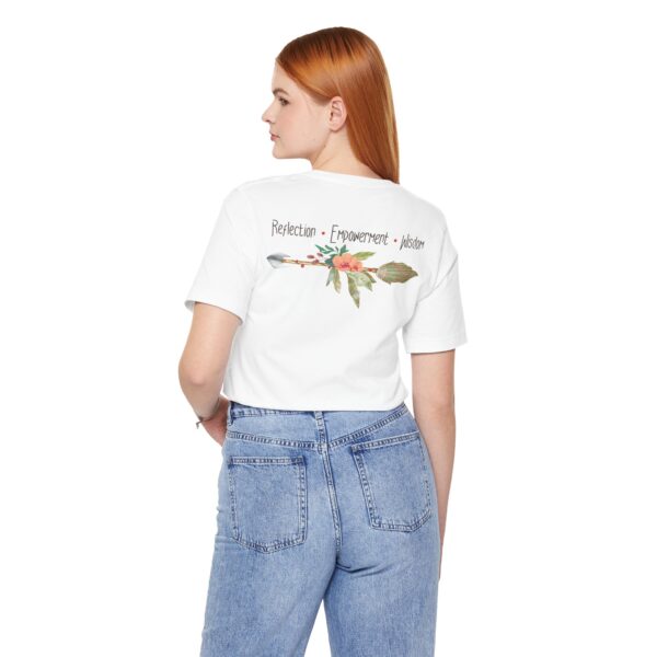 Reflection, Empowerment, Wisdom - Left Arrow Lightweight T-Shirt - Image 7