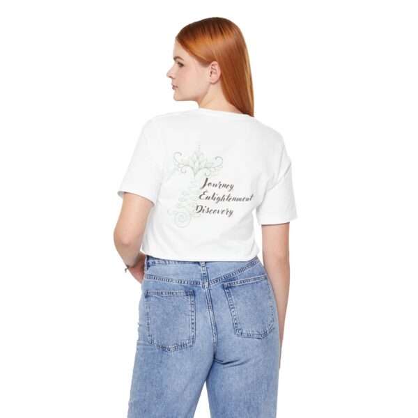 Journey, Enlightenment, Discovery - Unalome Lotus Lightweight Tee - Image 5