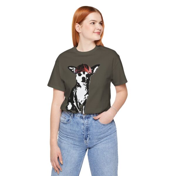 Newsboy Chihuahua Lightweight T-Shirt - Image 14