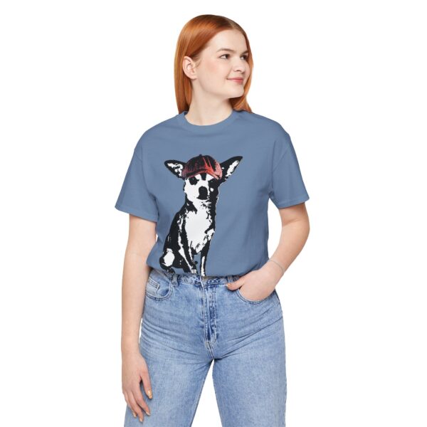 Newsboy Chihuahua Lightweight T-Shirt - Image 18