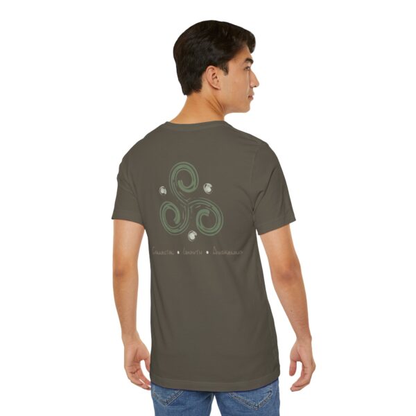Connection, Growth, Awakening - Triskelion Lightweight T-Shirt - Image 15
