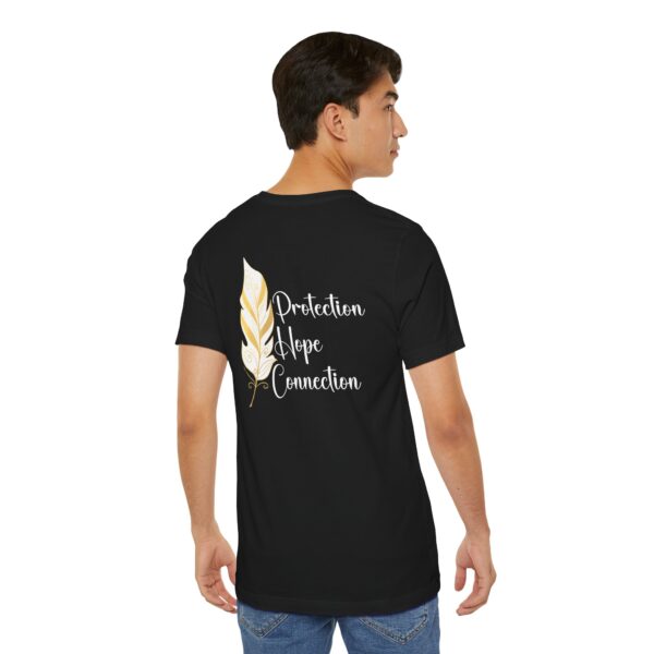 Protection, Hope, Connection - Feather Lightweight T-Shirt - Image 23