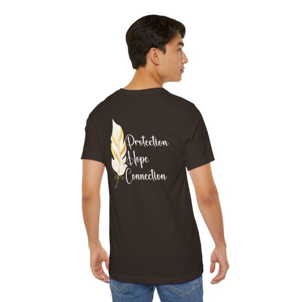 Protection, Hope, Connection - Feather Lightweight T-Shirt - Image 19