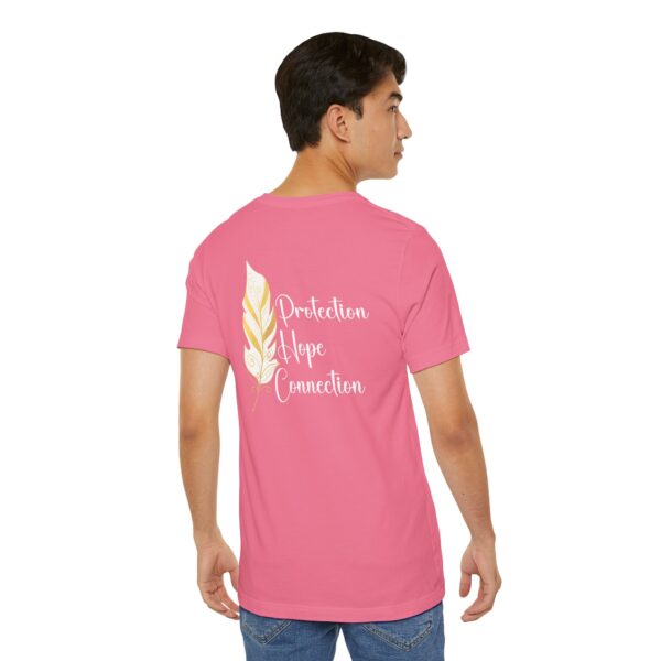 Protection, Hope, Connection - Feather Lightweight T-Shirt - Image 7