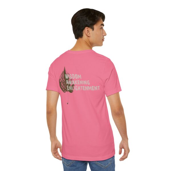 Wisdom, Awakening, Enlightenment - Bodhi Leaf Lightweight T-Shirt - Image 23