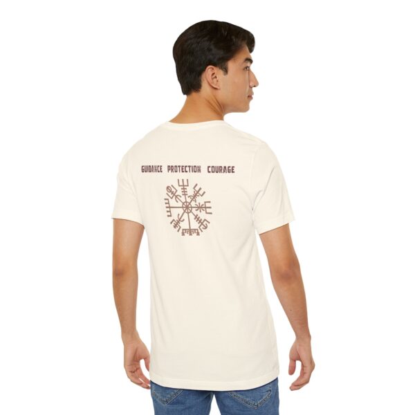Guidance, Protection, Courage - Vegvisir Lightweight T-Shirt - Image 5