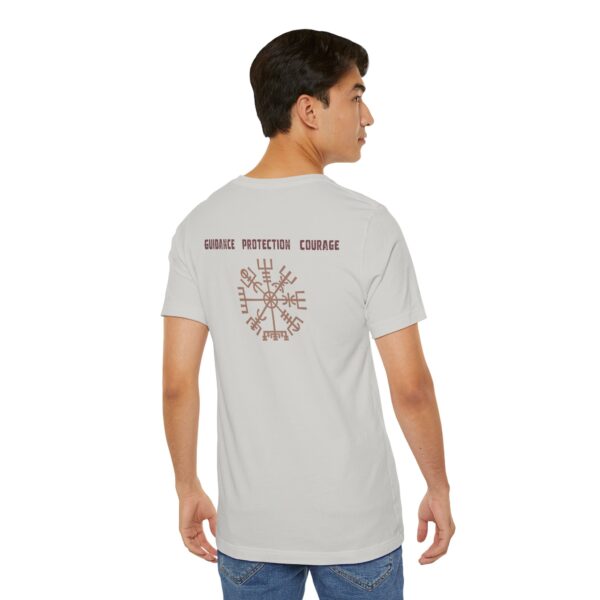 Guidance, Protection, Courage - Vegvisir Lightweight T-Shirt - Image 14