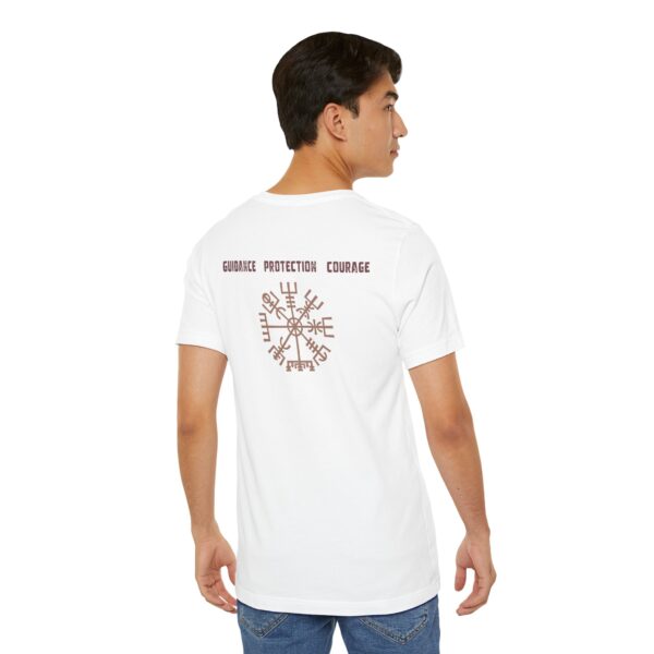 Guidance, Protection, Courage - Vegvisir Lightweight T-Shirt - Image 9