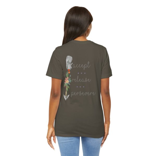 Accept, Release, Persevere - Down Arrow Lightweight T-Shirt - Image 18