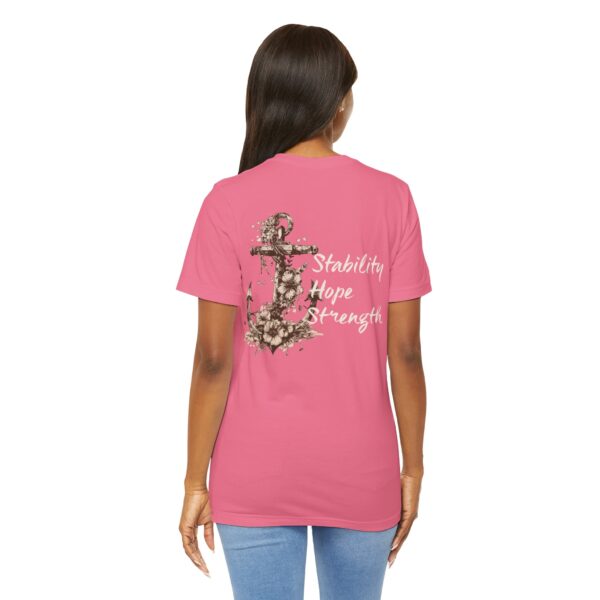 Stability, Hope, Strength - Anchor Lightweight T-Shirt - Image 5