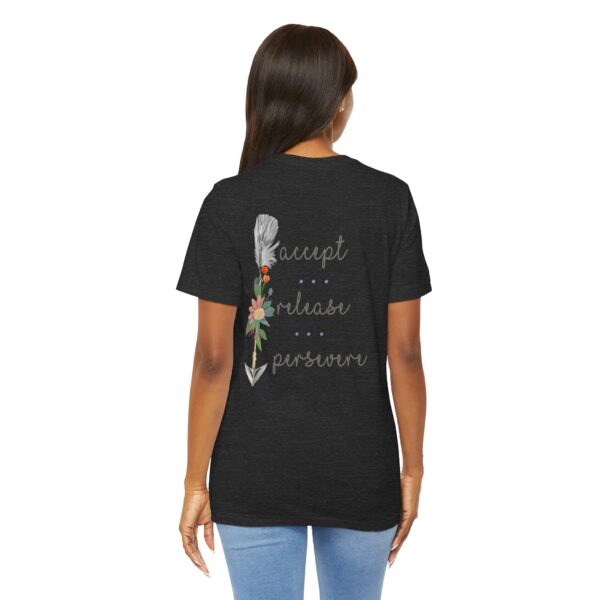 Accept, Release, Persevere - Down Arrow Lightweight T-Shirt - Image 22