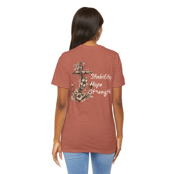 Stability, Hope, Strength - Anchor Lightweight T-Shirt - Image 13