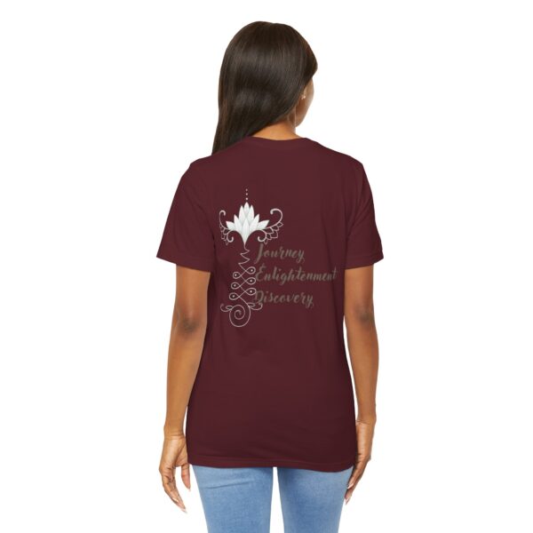 Journey, Enlightenment, Discovery - Unalome Lotus Lightweight Tee - Image 23