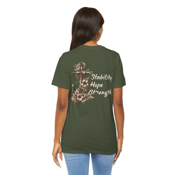 Stability, Hope, Strength - Anchor Lightweight T-Shirt - Image 18