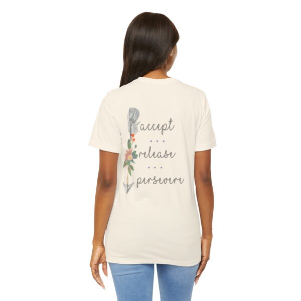 Accept, Release, Persevere - Down Arrow Lightweight T-Shirt - Image 10