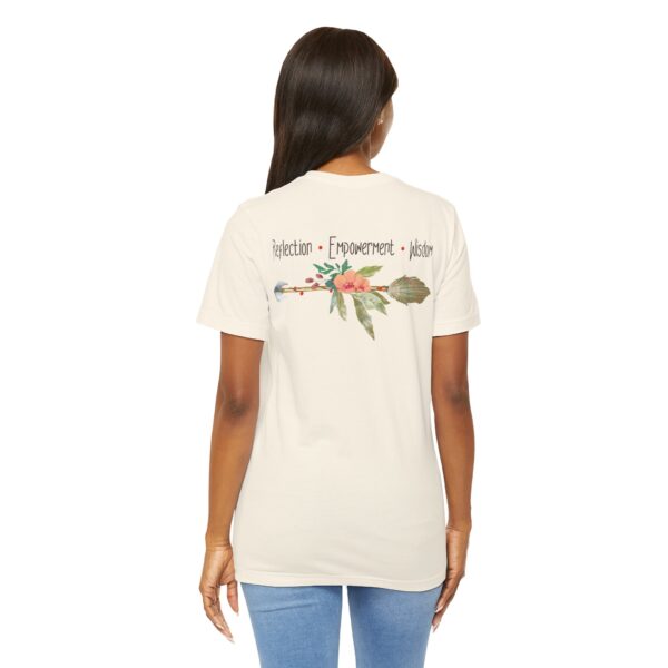 Reflection, Empowerment, Wisdom - Left Arrow Lightweight T-Shirt - Image 10