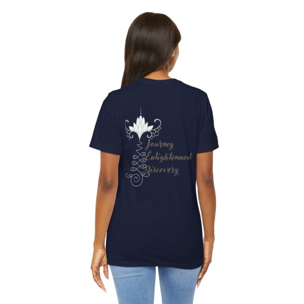 Journey, Enlightenment, Discovery - Unalome Lotus Lightweight Tee - Image 18