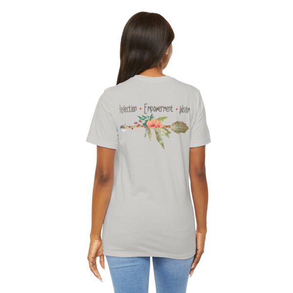 Reflection, Empowerment, Wisdom - Left Arrow Lightweight T-Shirt - Image 22