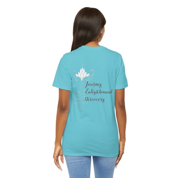 Journey, Enlightenment, Discovery - Unalome Lotus Lightweight Tee - Image 14