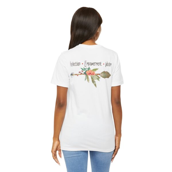 Reflection, Empowerment, Wisdom - Left Arrow Lightweight T-Shirt - Image 6